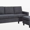 3 Seat L Shaped Sofas in Black (Photo 15 of 15)
