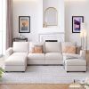 Beige L-Shaped Sectional Sofas (Photo 4 of 15)