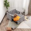 3 in 1 Gray Pull Out Sleeper Sofas (Photo 4 of 15)