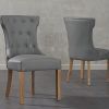 Grey Leather Dining Chairs (Photo 6 of 25)