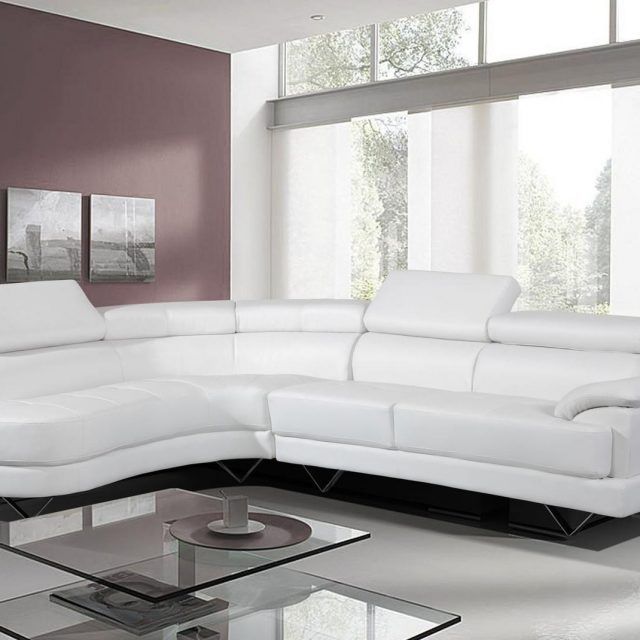 20 Best Collection of White Leather Corner Sofa