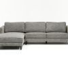 Aquarius Sectional | Living Spaces - Youtube in Aquarius Light Grey 2 Piece Sectionals With Laf Chaise (Photo 6434 of 7825)