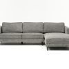 Aquarius Light Grey 2 Piece Sectionals With Raf Chaise (Photo 4 of 25)