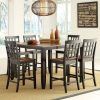 Laurent 7 Piece Rectangle Dining Sets With Wood and Host Chairs (Photo 12 of 25)