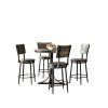Denzel 5 Piece Counter Height Breakfast Nook Dining Sets (Photo 12 of 25)