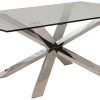 Glass and Stainless Steel Dining Tables (Photo 7 of 25)