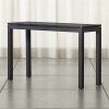 Parsons Walnut Top & Dark Steel Base 48X16 Console Tables (Photo 1 of 15)