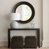 Parsons Black Marble Top & Dark Steel Base 48X16 Console Tables (Photo 17 of 25)