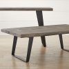 Parsons Walnut Top & Dark Steel Base 48X16 Console Tables (Photo 12 of 25)