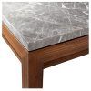 Parsons Grey Marble Top & Elm Base 48X16 Console Tables (Photo 2 of 25)