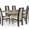 Marble Effect Dining Tables and Chairs (Photo 23 of 25)