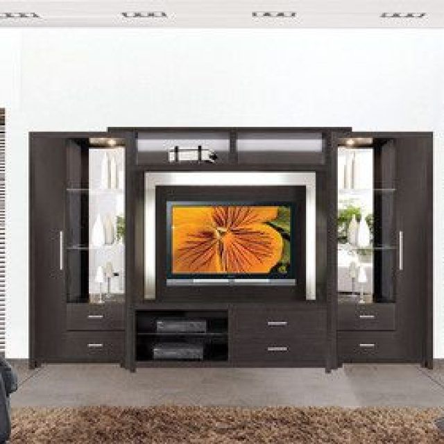 15 Best Collection of Space Saving Black Tall Tv Stands with Glass Base