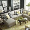 Gray U Shaped Sectionals (Photo 3 of 10)