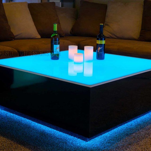 15 Inspirations Coffee Tables with Led Lights