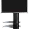 Alphason Chromium 1600Mm Cantilever Tv Stand In Black (Cro2-1600Bkt-Blk) intended for Most Current Cheap Cantilever Tv Stands (Photo 6630 of 7825)