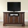 Corner Tv Stands for Tvs Up to 48" Mahogany (Photo 1 of 15)