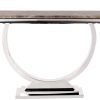 Parsons Clear Glass Top & Stainless Steel Base 48X16 Console Tables (Photo 24 of 25)