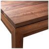 Parsons Walnut Top & Dark Steel Base 48X16 Console Tables (Photo 8 of 25)