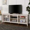 Fashionable White Tv Stands for Flat Screens for Shop Mid-Century Brown And White Tv Standbaxton Studio - On Sale (Photo 7481 of 7825)