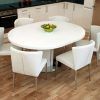 Round White Extendable Dining Tables (Photo 8 of 25)