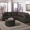Curved Sectional Sofa With Recliner (Photo 3 of 15)
