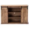 Martin Svensson Home Barn Door Tv Stands in Multiple Finishes (Photo 1 of 5)