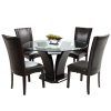 Combs 5 Piece Dining Sets With  Mindy Slipcovered Chairs (Photo 18 of 25)
