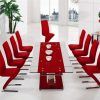 Red Dining Tables and Chairs (Photo 9 of 25)
