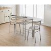 White Round 3 Piece Dining Set - Pacifica | Rc Willey Furniture Store with 3 Piece Dining Sets (Photo 7625 of 7825)
