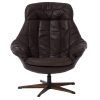 Espresso Leather Swivel Chairs (Photo 6 of 25)