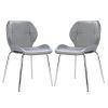 Grey Leather Dining Chairs (Photo 23 of 25)
