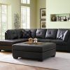 Black Leather Sectionals With Ottoman (Photo 9 of 10)