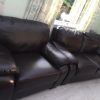 Mansfield Cocoa Leather Sofa Chairs (Photo 11 of 25)