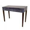 Faux Shagreen Console Tables (Photo 23 of 25)