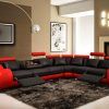 Black and Red Sofas (Photo 5 of 20)