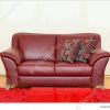 Dark Red Leather Sofas (Photo 20 of 20)