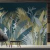 Abstract Tropical Foliage Wall Art (Photo 15 of 15)