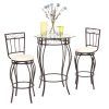 Askern 3 Piece Counter Height Dining Sets (Set of 3) (Photo 23 of 25)