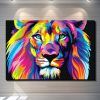 Abstract Lion Wall Art (Photo 5 of 15)