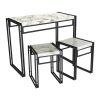 Debby Small Space 3 Piece Dining Sets (Photo 2 of 25)