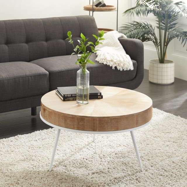 The 15 Best Collection of Coffee Tables with Round Wooden Tops