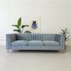 Brayson Chaise Sectional Sofas Dusty Blue (Photo 6 of 15)