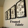 Black and White Fabric Wall Art (Photo 8 of 15)