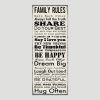 Family Rules Canvas Wall Art (Photo 1 of 20)