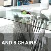 Glass Dining Tables and 6 Chairs (Photo 7 of 25)
