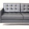 Florence Knoll Leather Sofas (Photo 4 of 20)