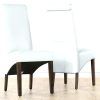 White Leather Dining Room Chairs (Photo 18 of 25)
