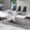 Chrome Glass Dining Tables (Photo 8 of 25)