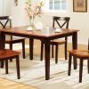 Laurent 5 Piece Round Dining Sets With Wood Chairs (Photo 18 of 25)