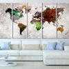 World Map Wall Art Framed (Photo 18 of 20)